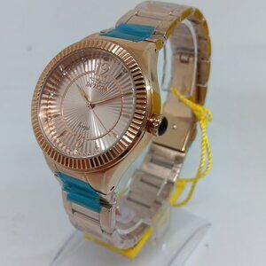 Invicta Angel 28332 Women's 35mm Rose Gold S/Steel Japanese Quartz Watch NWT
